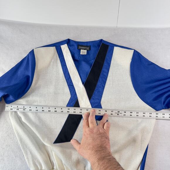 Samantha Boca Raton FL Top 100% Polyester Long Sleeve Made in USA - Picture 6 of 11